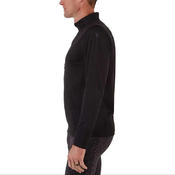 Spyder Men’s baselayer 1/4 zip top Medium - Picture 4 of 10